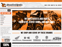 Tablet Screenshot of cannibalcycle.com